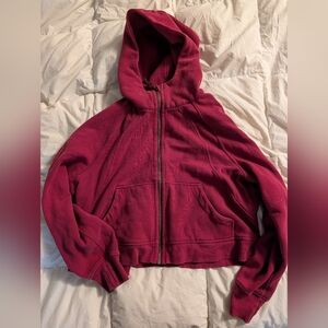 Lululemon Cropped Full Zip Scuba Hoodie